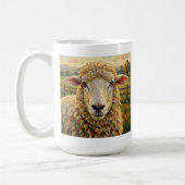 Mug Cute Sheep on a Ranch & Ewe, People Quote (Gauche)