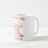 Mug Cute Sheep Wool You Like A Sweater Funny Pun (Devant droit)