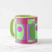 Mug Cute Sherell géométrique (Devant gauche)