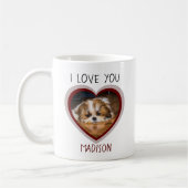Mug Cute shih tzu love Saint Valentin (Gauche)