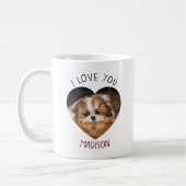 Mug Cute shih tzu love Saint Valentin (Gauche)