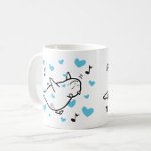 Mug Cute Shy Devil le vendredi heureux (Devant gauche)