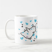 Mug Cute Shy Devil le vendredi heureux (Gauche)