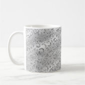 Mug Cute Silver Cheetah Leopard Motif d'impression (Gauche)