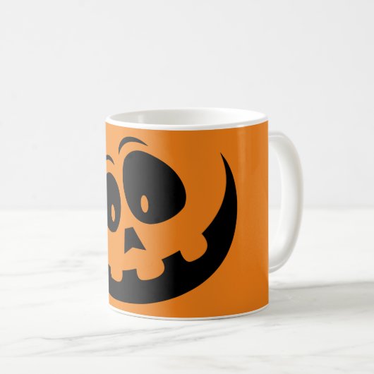 Mug Cute simple Jack-o'-lantern (Devant droit)