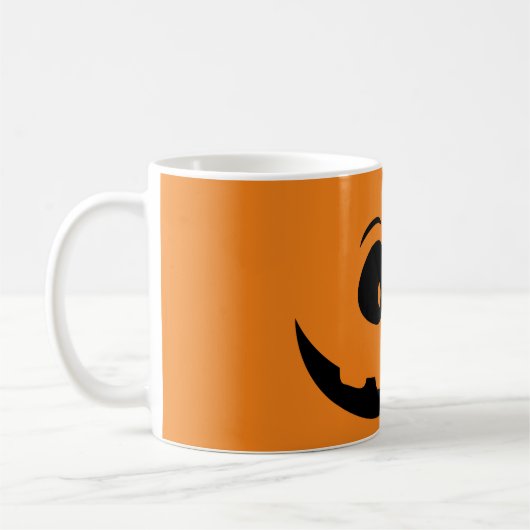Mug Cute simple Jack-o'-lantern (Gauche)