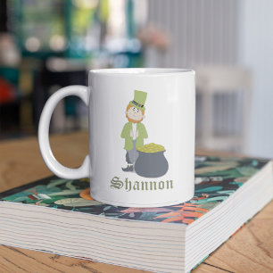 Mug Cute Simple Leprechaun St. Patrick's Day Whimsical