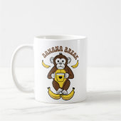 Mug Cute Singe Boire Café - Banana Break (Gauche)