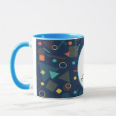 Mug Cute Singing Bird Kids Pattern Illustration (Gauche)