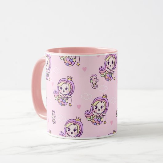 Mug Cute sirène (Devant gauche)
