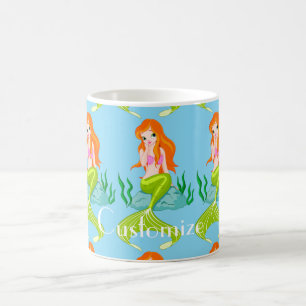 Mug Cute Sirène Redhead Thunder_Cove 
