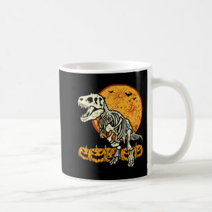 Mug Cute Skeleton Dinosaur Trex Dino Citrouille Moon B