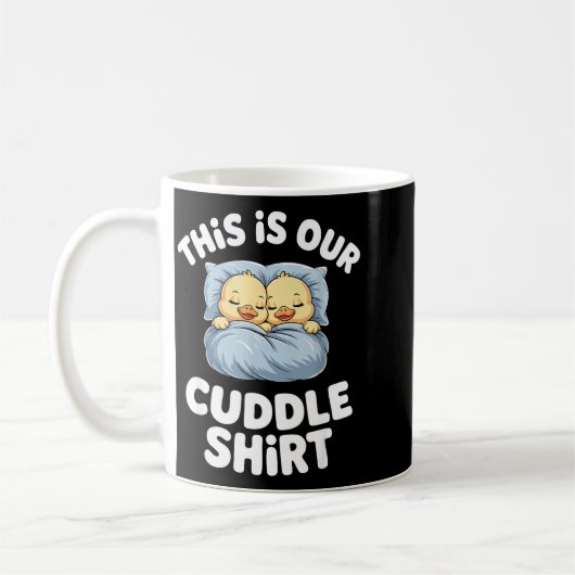 Mug Cute Sleeng Ducks This Is Our Cuddle  (Gauche)