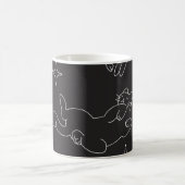 Mug Cute Sleeping Cat Pattern  Cozy Night Theme (Centre)