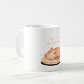 Mug Cute Sleeping Cat Shirt – Relaxing New Year Gift  (Devant gauche)