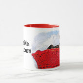 Mug Cute Sleeping Kitten Dans Panier Rouge Lumineux Ph (Centre)