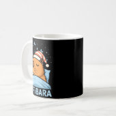 Mug Cute Sleepy Capybara Funny Napybara Pajamas (Devant gauche)