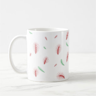 Mug Cute Snowflake Wreath Xmas arbre rouge vert motif