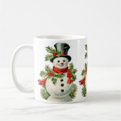 Mug Cute Snowman : Joyeux Noël (Gauche)