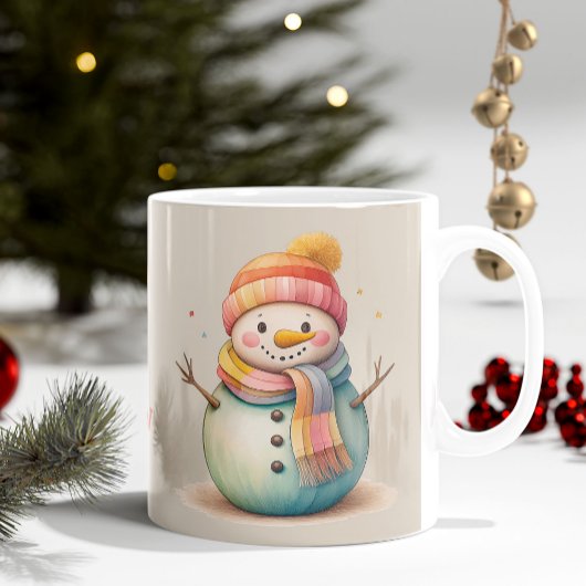 Mug Cute Snowman Let It Snow