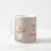 Mug Cute Snowman Let It Snow (Devant gauche)