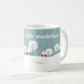 Mug Cute Snowy Houses and Trees Winter (Devant droit)