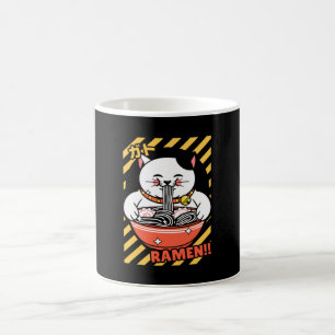 Mug Cute Spread Love Lucky Chat du Japon Manger Ramen