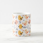 Mug Cute Spring Chicks et modèle floral (Centre)