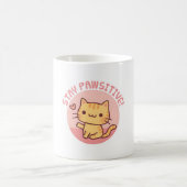 Mug Cute Stay Pawsitive Positive Pun, Drôle Chat (Centre)