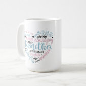 Mug Cute Stepmère mot art (Devant gauche)