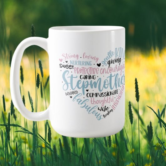 Mug Cute Stepmère mot art