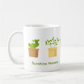 Mug Cute Succulent Plante vert personnalisé (Gauche)