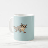 Mug Cute sucre planeur boue bleu (Devant gauche)
