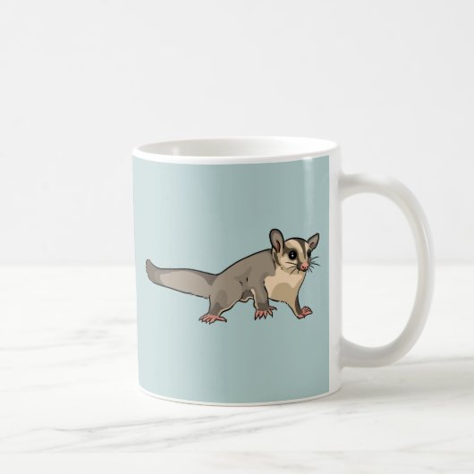 Mug Cute sucre planeur boue bleu (Droite)