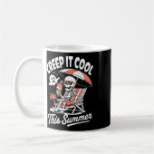 Mug Cute Summerween Ghost Funny Beach Halloween (Gauche)