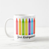 Mug Cute sur mesure enseignant Crayon (Gauche)