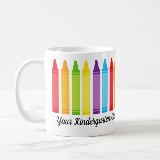Mug Cute sur mesure enseignant Crayon (Gauche)