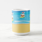 MUG CUTE SURF NOËL SANTA CLAUS (Centre)