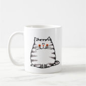 Mug Cute Tabby Cat - Kawaii kitty pour amoureux de les (Gauche)
