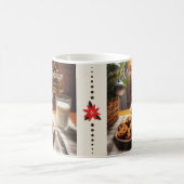 Mug Cute Tabby Cat Reaching pour les cookies Noël (Centre)