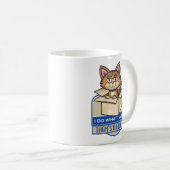Mug Cute Tabby Chat Je Fais Ce Que Je Veux (Devant droit)