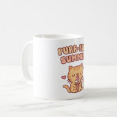 Mug Cute Tabby Chat Manger Crème De Glace Purfait Pu É (Devant gauche)