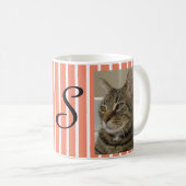 Mug Cute Tabby Chat Personnalisé Strié (Devant droit)