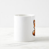 Mug Cute Tea Fox Illustration – Cozy Fox Drinking Tea (Centre)