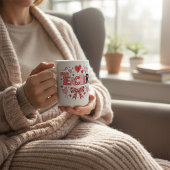 Mug Cute Teacher Valentine's Day Coquette Bow Heart 