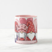 Mug Cute tendance rose Gnome Love Valentine's Classic (Centre)