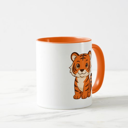 Mug Cute Tiger Cub (Devant droit)