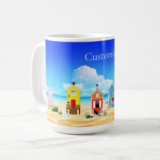 Mug Cute Tiny Beach Shacks Thunder_Cove (Devant gauche)