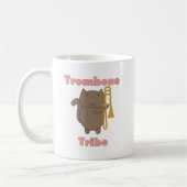 Mug Cute Trombone Cat Illustration Trombone Tribe  (Gauche)