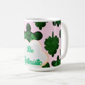 Mug Cute Turtle Leaves Seamless Pattern, Tropical  (Devant droit)